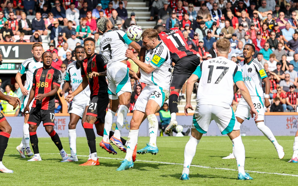 AFC Bournemouth  vs Newcastle United (20:00 – 25/08) | Xem lại trận đấu