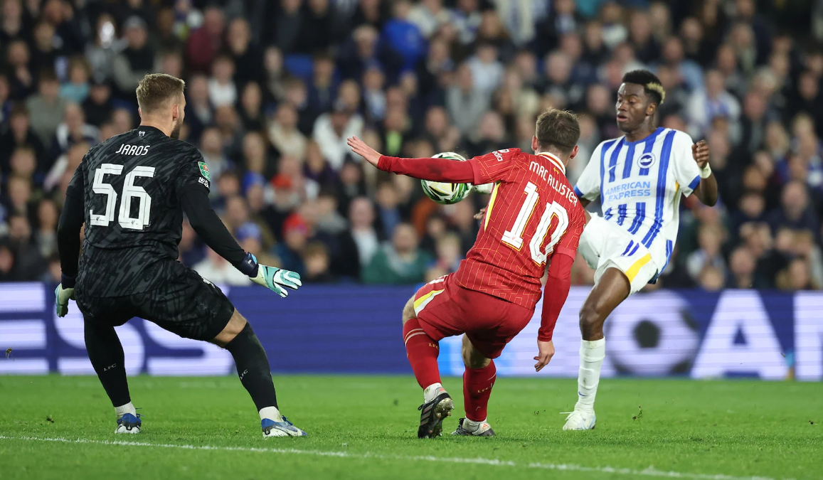 Brighton vs Liverpool (02:30 – 31/10) | Xem lại trận đấu