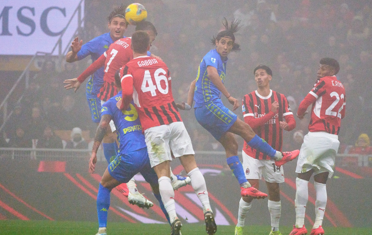 AC Milan vs Empoli (00:00 – 01/12) | Xem lại trận đấu