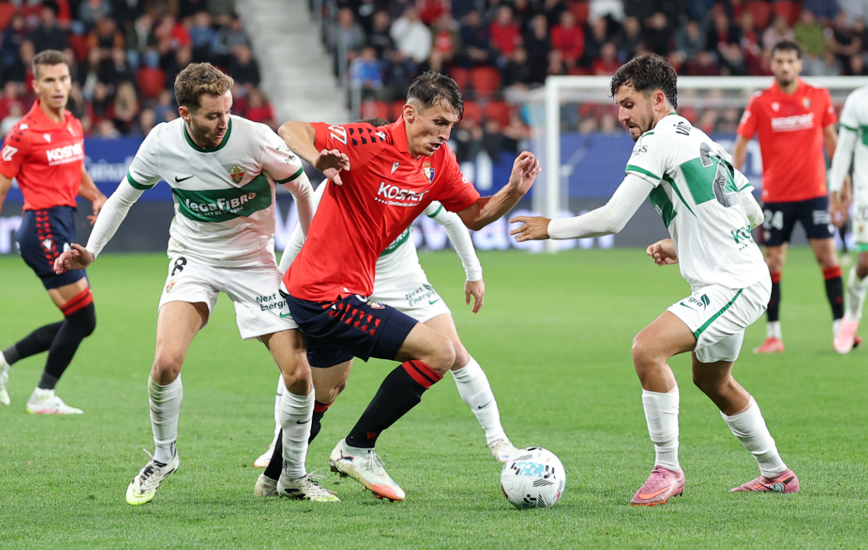 Osasuna vs Elche (00:30 – 26/09) | Xem lại trận đấu